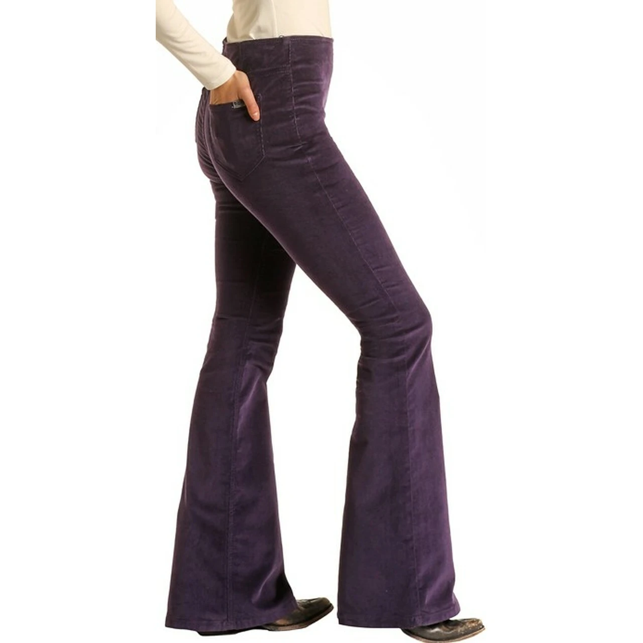 Rock & Roll Denim® Ladies High Rise Purple BargainWPH2666 3 Rock & Roll Denim® Ladies High Rise Purple BargainWPH2666 - Image 3