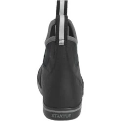 XTRATUF Ladies Leather Ankle Deck Black Boots XWAL-000 -Western Belle Deals XWAL000 4 EXTRALARGE
