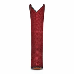 Corral Boots Corral® Ladies Python Exotic Red Tall Boots A4194 5 Corral Boots Corral® Ladies Python Exotic Red Tall Boots A4194 -Western Belle Deals a4194 1