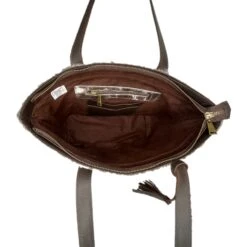 Corral Boots Corral Brown And White Cowhide Hair On Purse D1287 -Western Belle Deals d1287