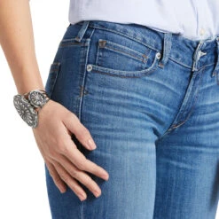 Ariat Ladies R.E.A.L™ Arrow Fit Straight Leg Catherine Maine Jeans 10039605 -Western Belle Deals ewrfgsbgfds