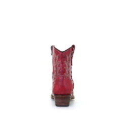 Circle G By Corral Ladies Red Embroidery & Zipper Ankle Booties L5704 6 Circle G By Corral Ladies Red Embroidery & Zipper Ankle Booties L5704 -Western Belle Deals f6947c96f213dcc648aef11a876d8cb9