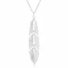 Montana Silversmiths Ladies Freedom Feather Silver Necklace AMNC5459
