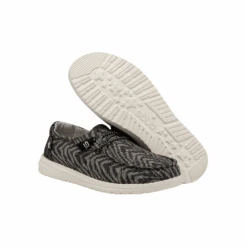 Hey Dude Ladies Wendy Woven Zebra Black Shoes 121414740 -Western Belle Deals gfghshs