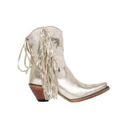 Junky Gypsy Ladies Spirit Animal Shortie Champagne Boots JG0040G 10 Junky Gypsy Ladies Spirit Animal Shortie Champagne Boots JG0040G -Western Belle Deals jg0040g spiritanimalshortie champagnemetallicsilvercharo ps3 20210730