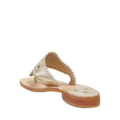 Jack Roger Ladies Slip On Platinum Sandals 1219SN0001042PLTNM -Western Belle Deals platinum back