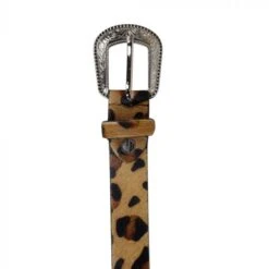 Myra Bag Ladies Rock On Leopard Hairon Leather Belt S-2929 -Western Belle Deals s 2929 4 1