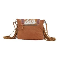 Myra Bag Ladies Blaze Handtooled Hairon Bag S-6220 -Western Belle Deals s 6220 3