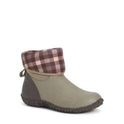 Muck Boot Company Muck Ladies Muckster II Mid Walnut Plaid Waterproof Boots WM2-9PLD -Western Belle Deals wm2 9PLD 6