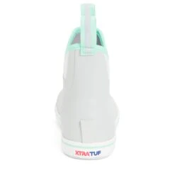 XTRATUF Ladies Waterproof Light Grey Deck Boots XWAB-102 -Western Belle Deals xwab 102 Back