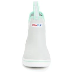 XTRATUF Ladies Waterproof Light Grey Deck Boots XWAB-102 -Western Belle Deals xwab 102 Front