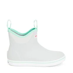 XTRATUF Ladies Waterproof Light Grey Deck Boots XWAB-102 -Western Belle Deals xwab 102 Right